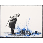 Mr. Brainwash GLITCH - BLUE Screenprint, Signed Edition